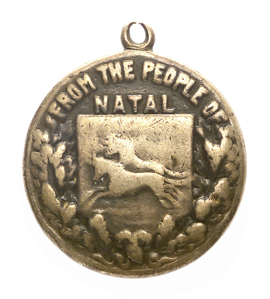 Detail of Medalet commemorating HMS 'Natal'; obverse by unknown