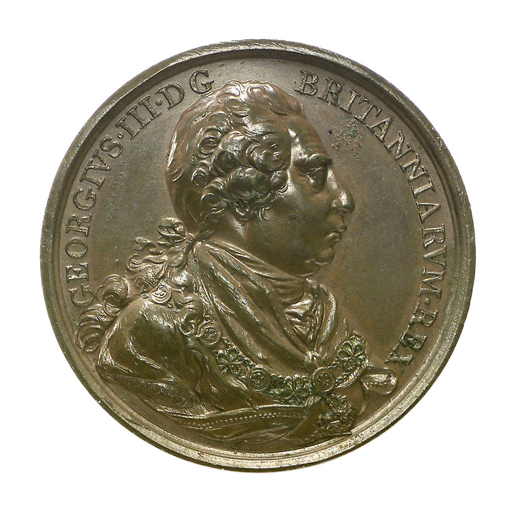 Detail of Medal commemorating the British Victories 1797-1809; obverse by W.S. Mossop