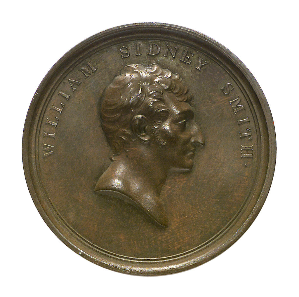 Detail of Medal commemorating Sir William Sidney Smith (1764-1840); obverse by unknown
