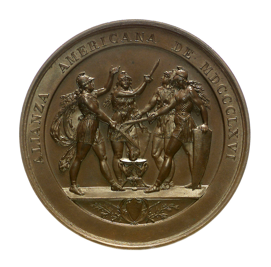 Detail of Medal commemorating the SS 'Great Eastern'; obverse by Harry Emanuel