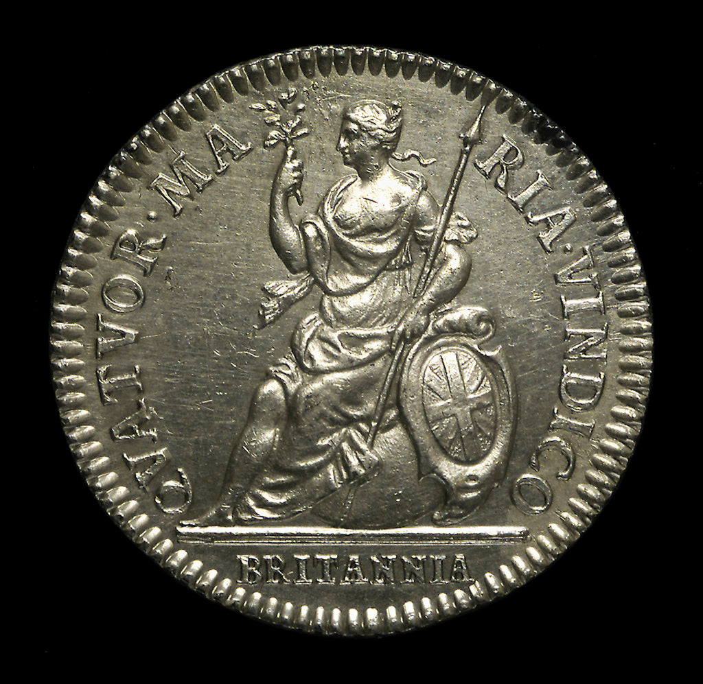 Detail of Pattern commemorating the dominion of the sea; reverse by unknown