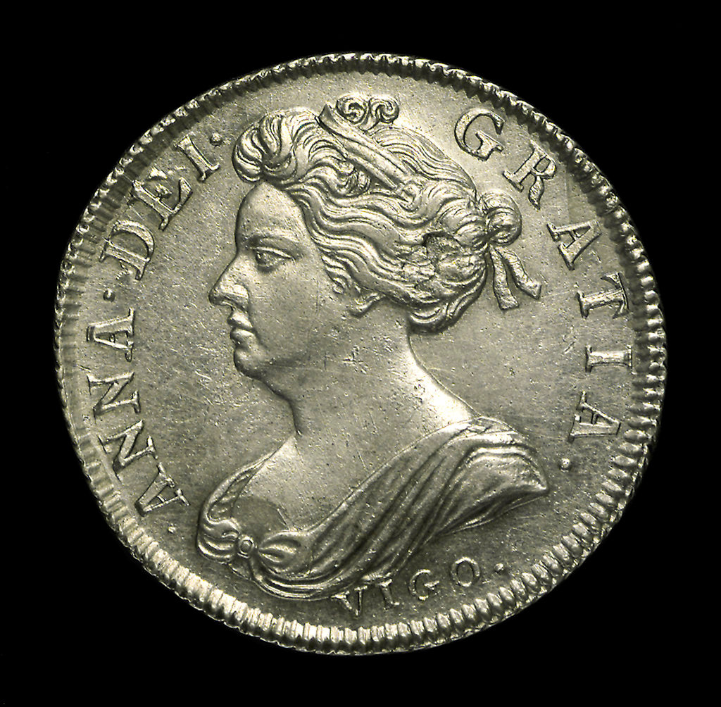 Detail of Shilling; obverse by unknown