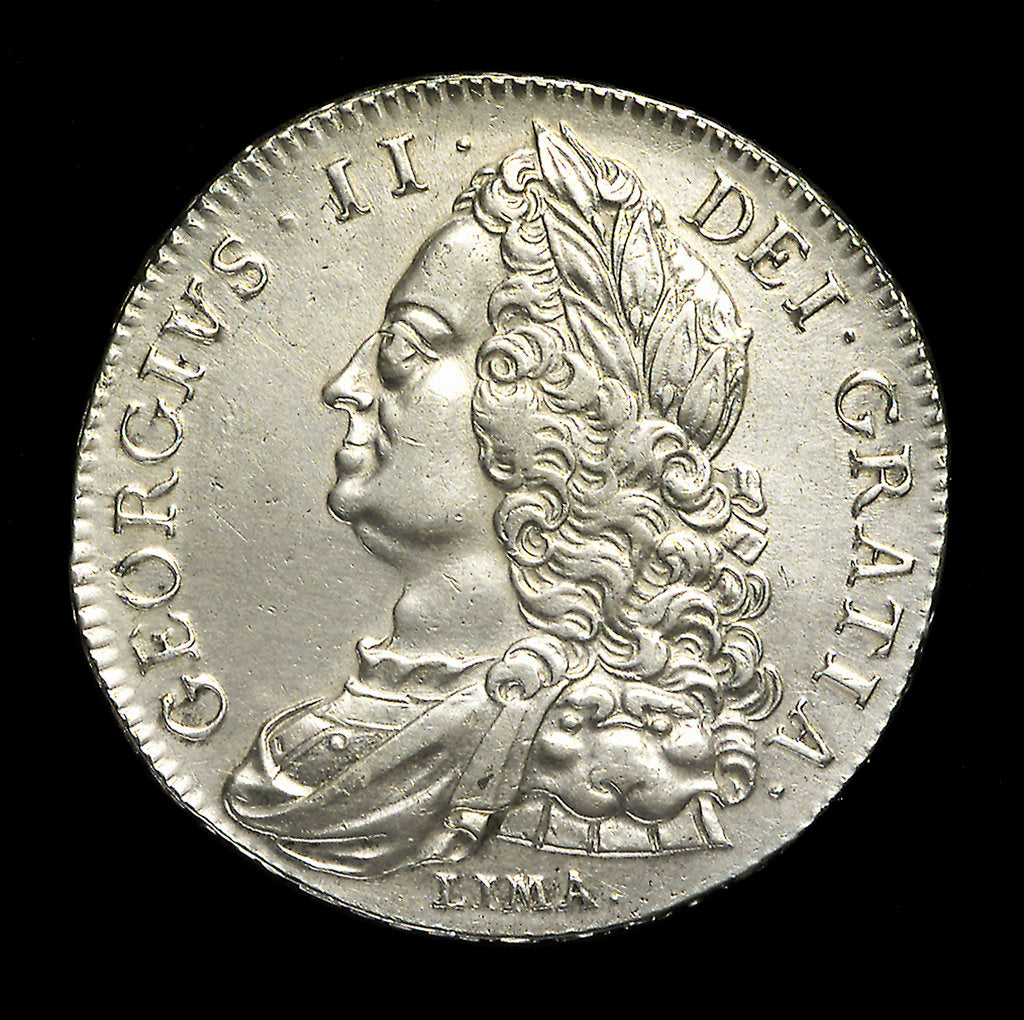 Detail of A Lima half-crown; obverse by unknown