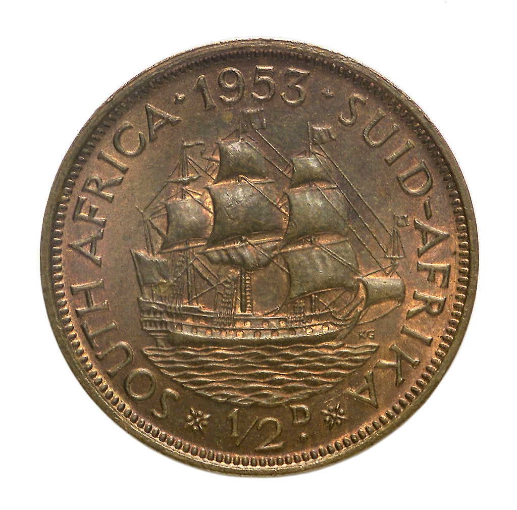 Detail of Halfpenny; reverse by unknown