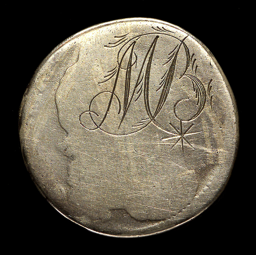 Detail of Half-crown; reverse by unknown