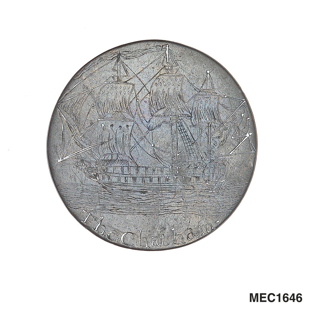 Detail of Engraved commemorative coin by unknown