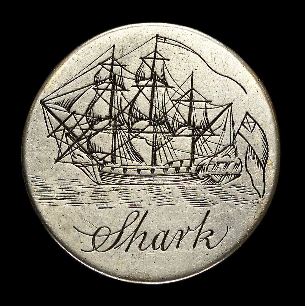 Detail of Engraved commemorative coin; obverse by unknown