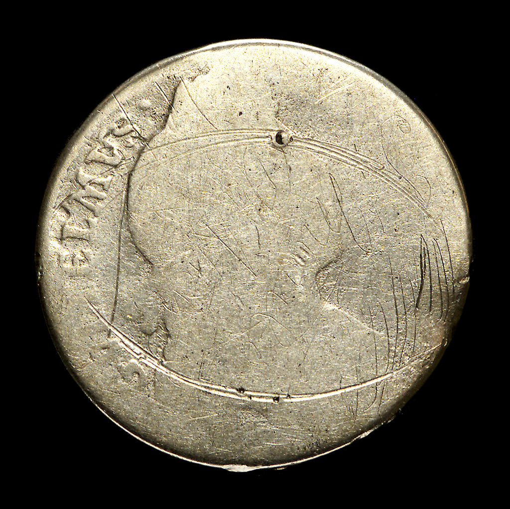 Detail of Shilling; obverse by unknown