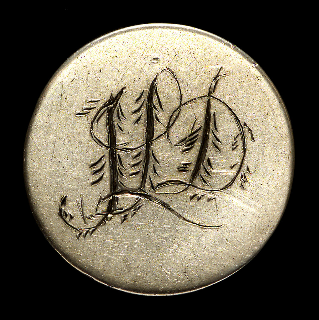 Detail of Engraved commemorative coin; obverse by unknown