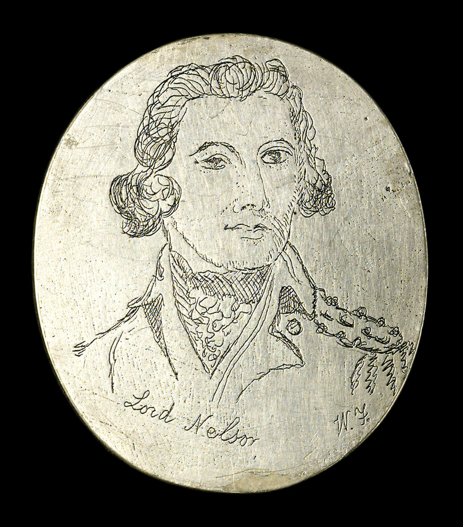 Detail of Engraved commemorative coin; obverse by unknown