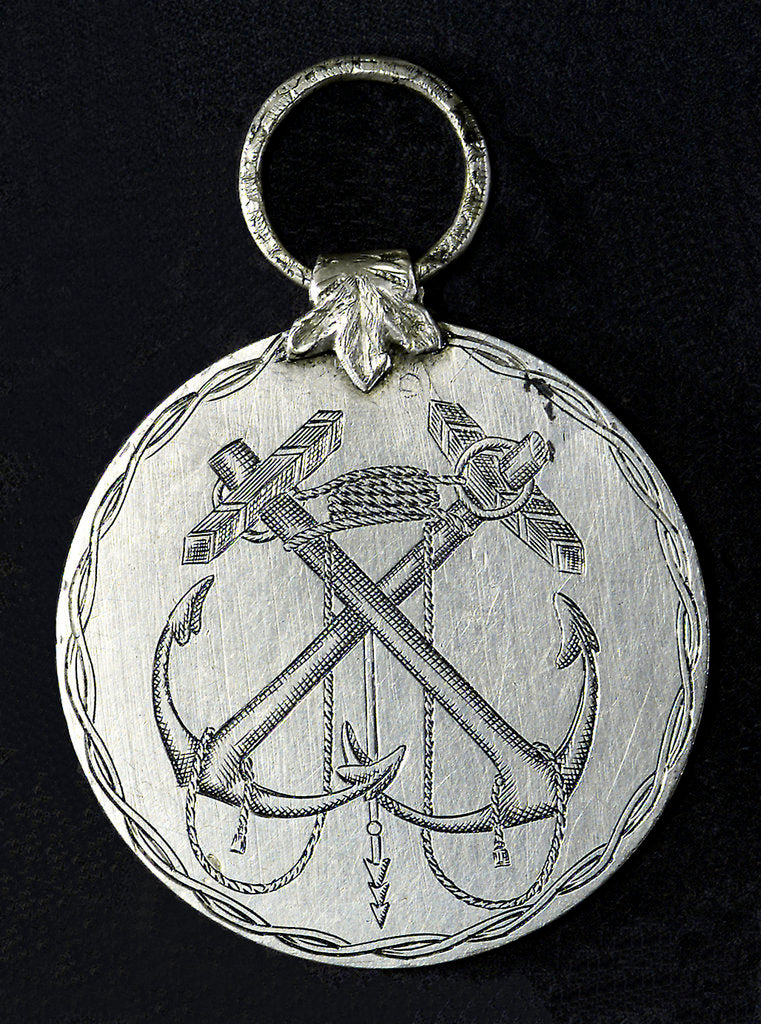 Detail of Engraved commemorative coin; obverse by unknown