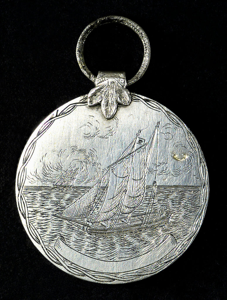 Detail of Engraved commemorative coin; reverse by unknown