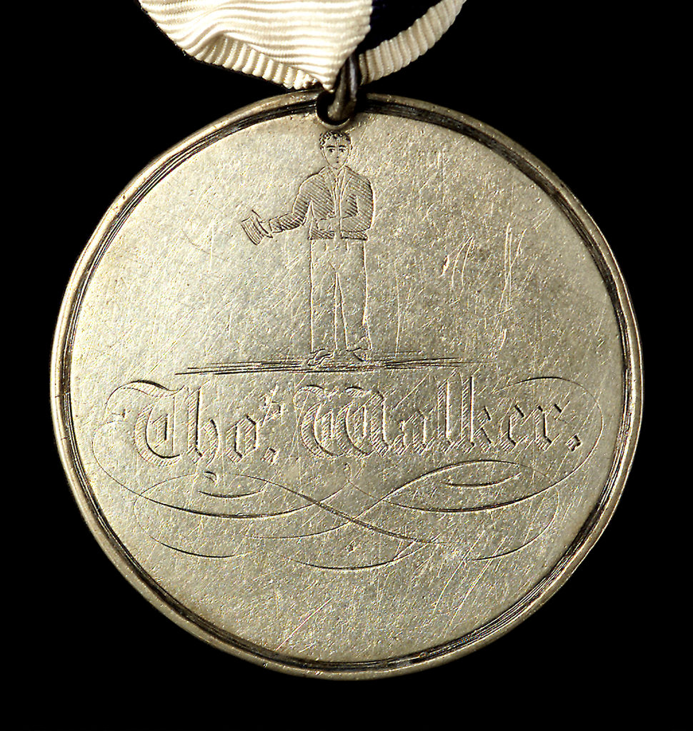 Detail of Engraved commemorative coin; obverse by unknown