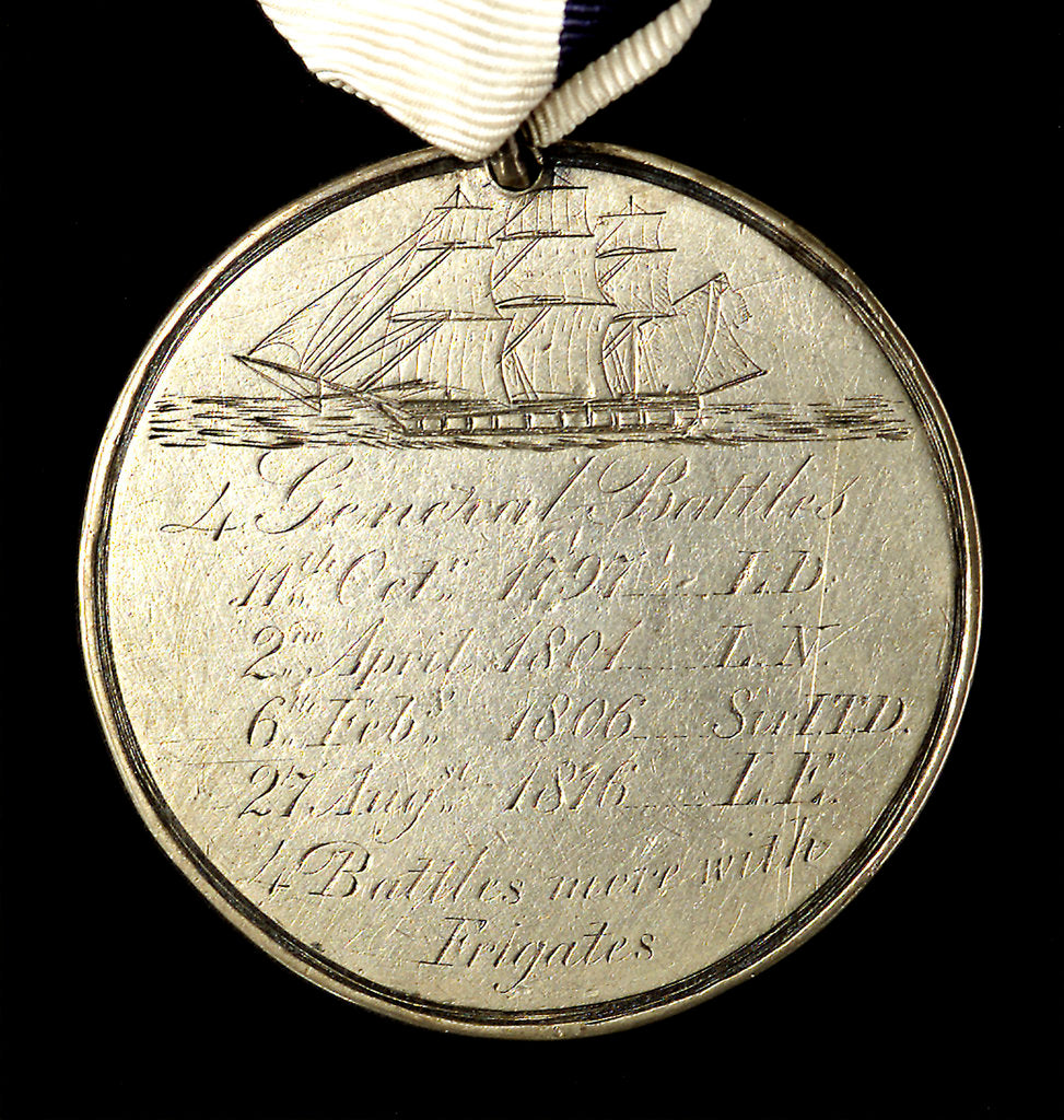 Detail of Engraved commemorative coin; reverse by unknown