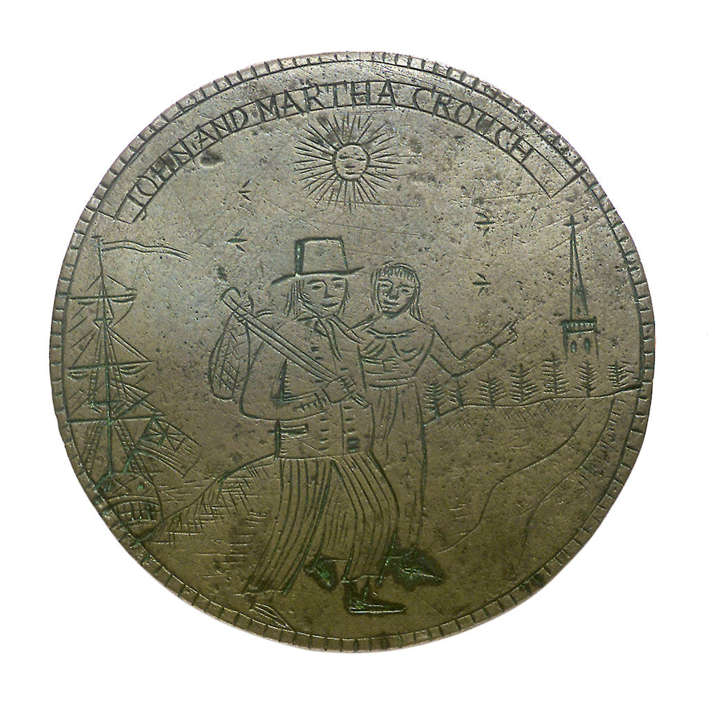 Detail of Engraved commemorative coin; obverse by unknown