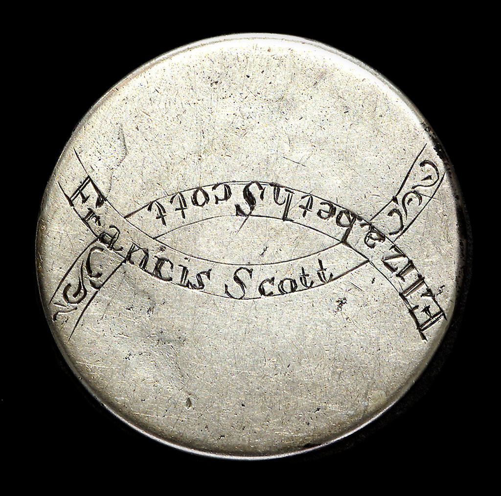 Detail of Engraved commemorative coin; reverse by unknown