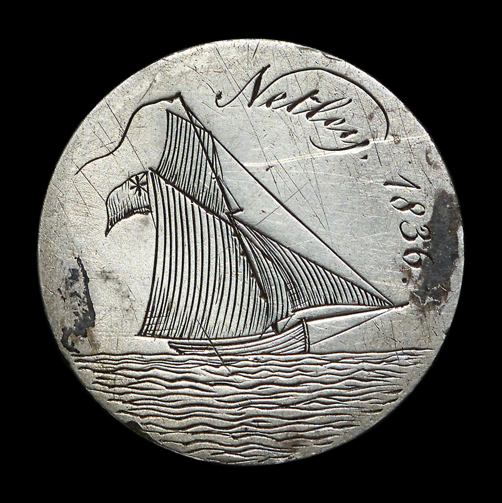 Detail of Sixpence; reverse by unknown