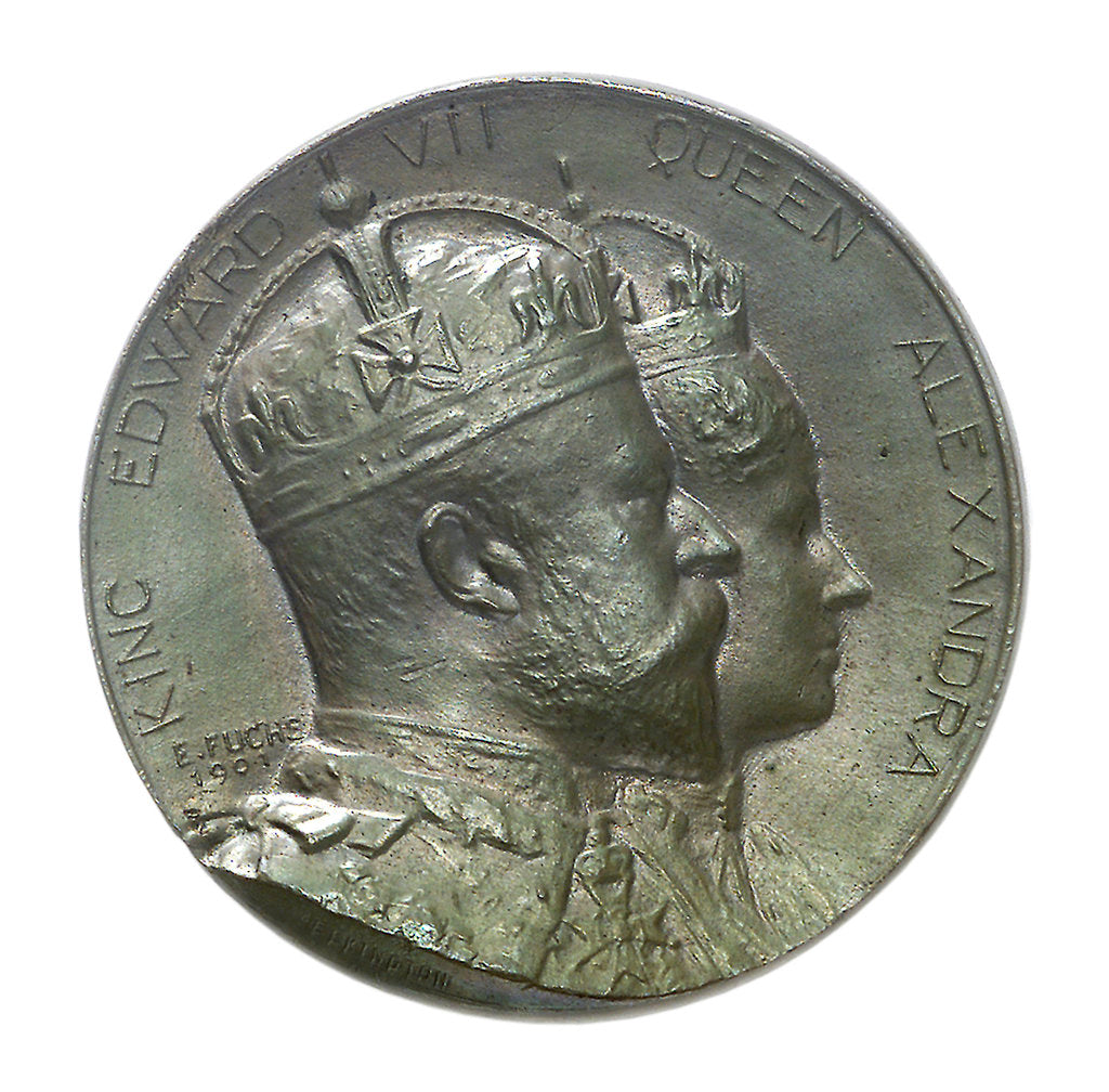 Detail of Medal commemorating the Union-Castle Line; obverse by Emil Fuchs