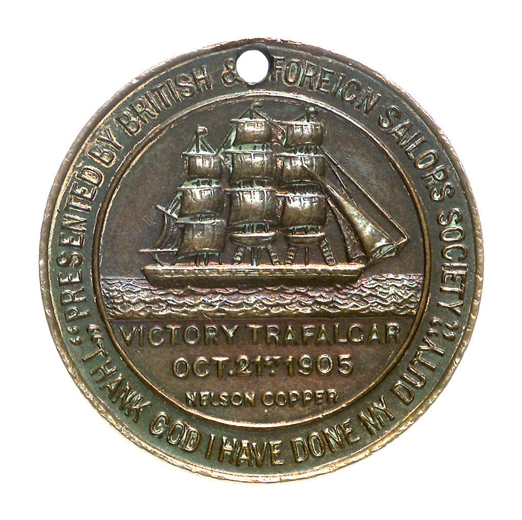 Detail of Medal commemorating the British and Foreign Sailors Society; reverse by unknown