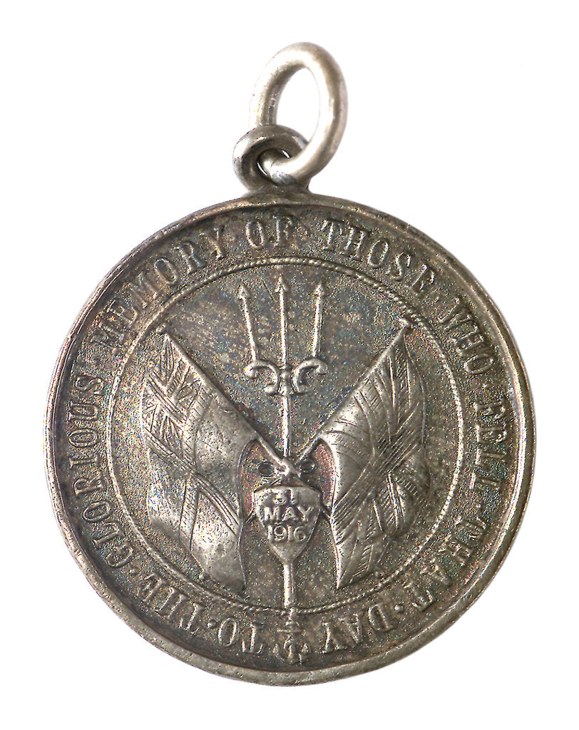 Detail of Medal commemorating the Battle of Jutland, 1916; obverse by Marquis of Milford Haven