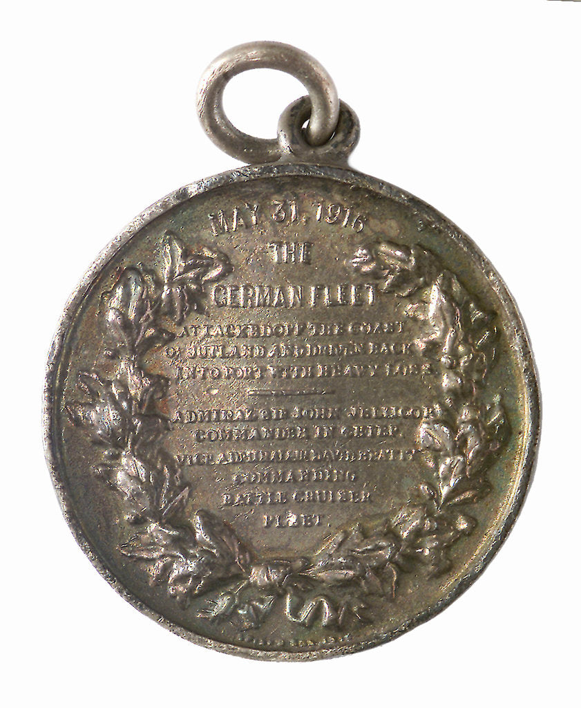 Detail of Medal commemorating the Battle of Jutland, 1916; reverse by Marquis of Milford Haven