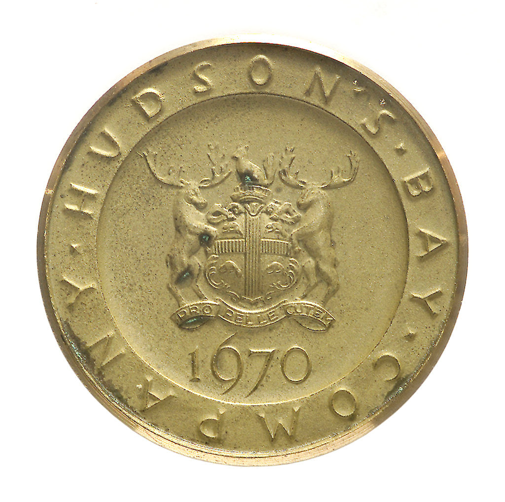 Detail of Medal commemorating the bicentenary of Cook's second voyage, 1969; obverse by D. de Pedery Hunt