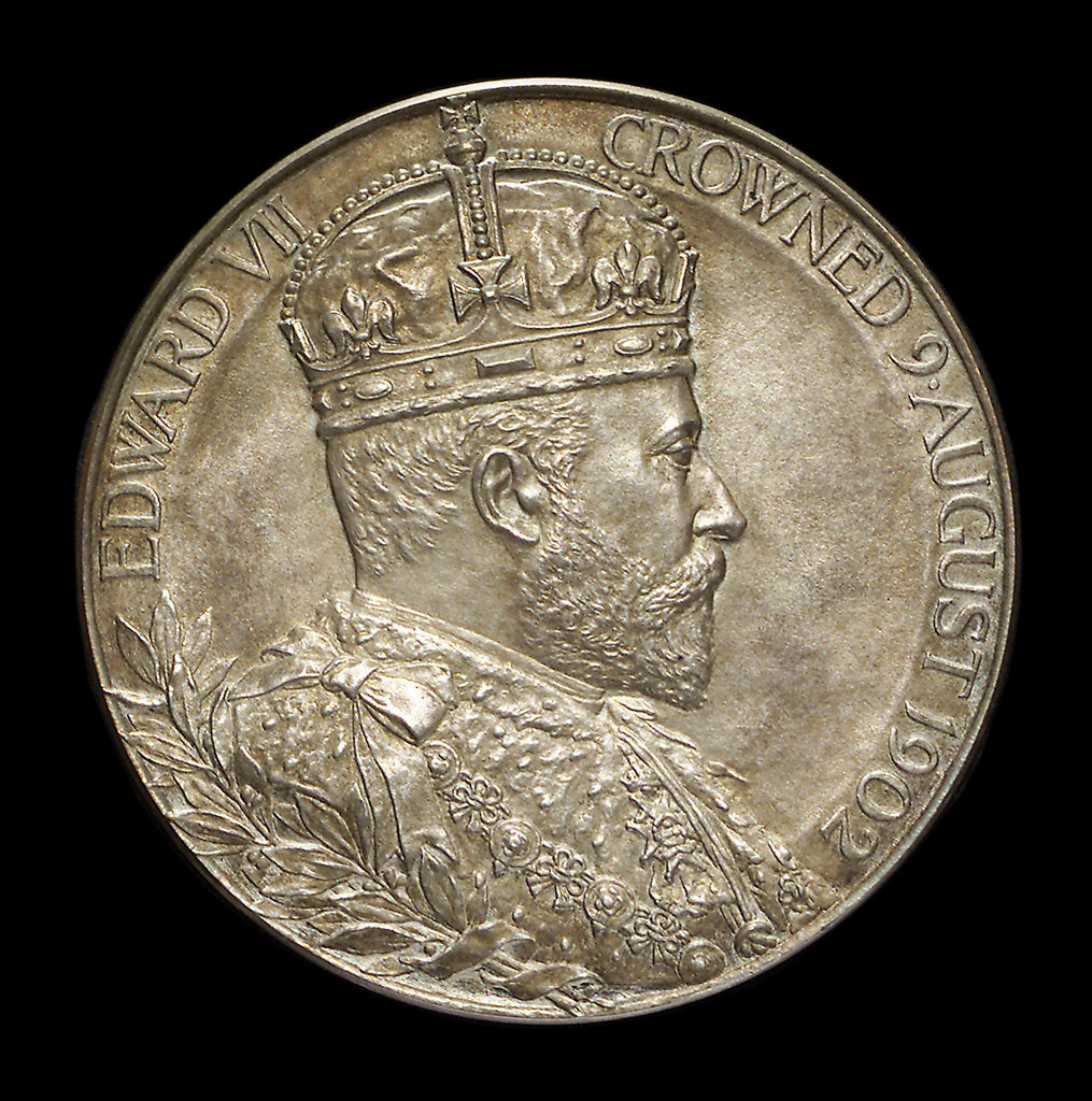 Detail of Medal commemorating the tercentenary of the destruction of the Spanish Armada, 1888; obverse by unknown