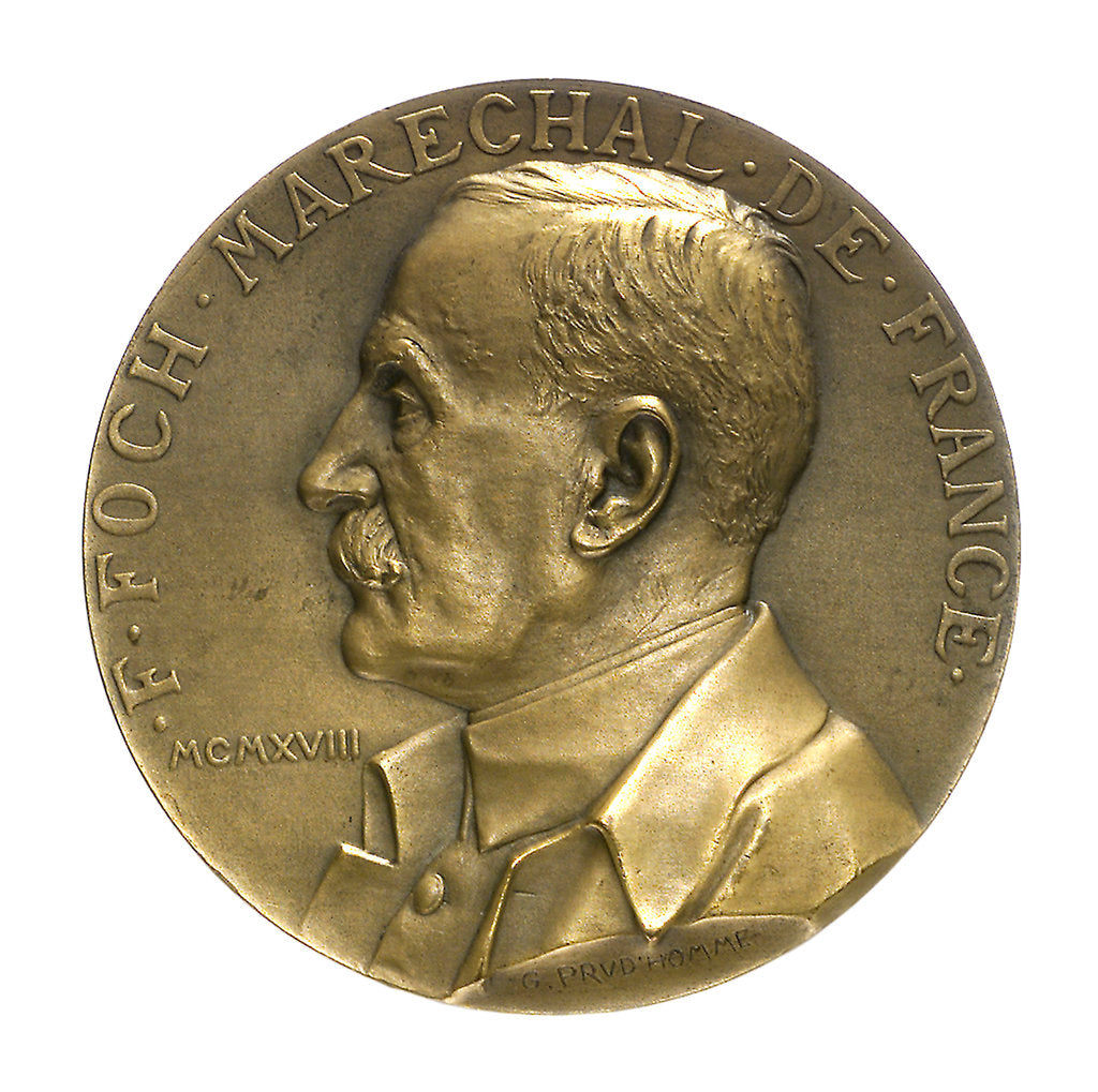 Detail of Medal commemorating the Armistice, 1918; obverse by Georges Henri Prud'homme
