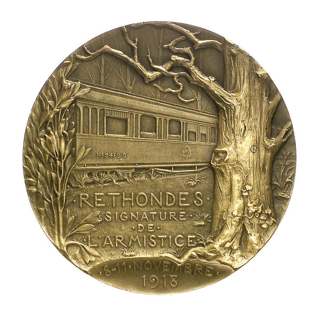 Detail of Medal commemorating the Armistice, 1918; reverse by Georges Henri Prud'homme