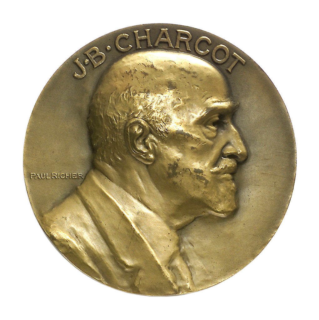 Detail of Medal commemorating Jean Baptiste Charcot (1867-1936) and the 'Pourquoi Pas'; obverse by Paul Richer
