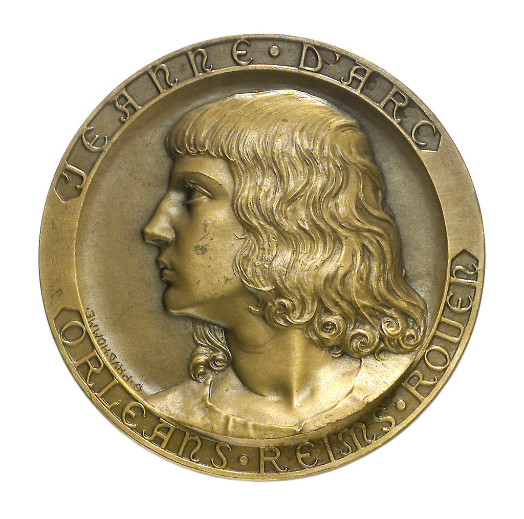 Detail of Medal commemorating the school cruiser 'Jeanne d'Arc'; obverse by Georges Henri Prud'homme