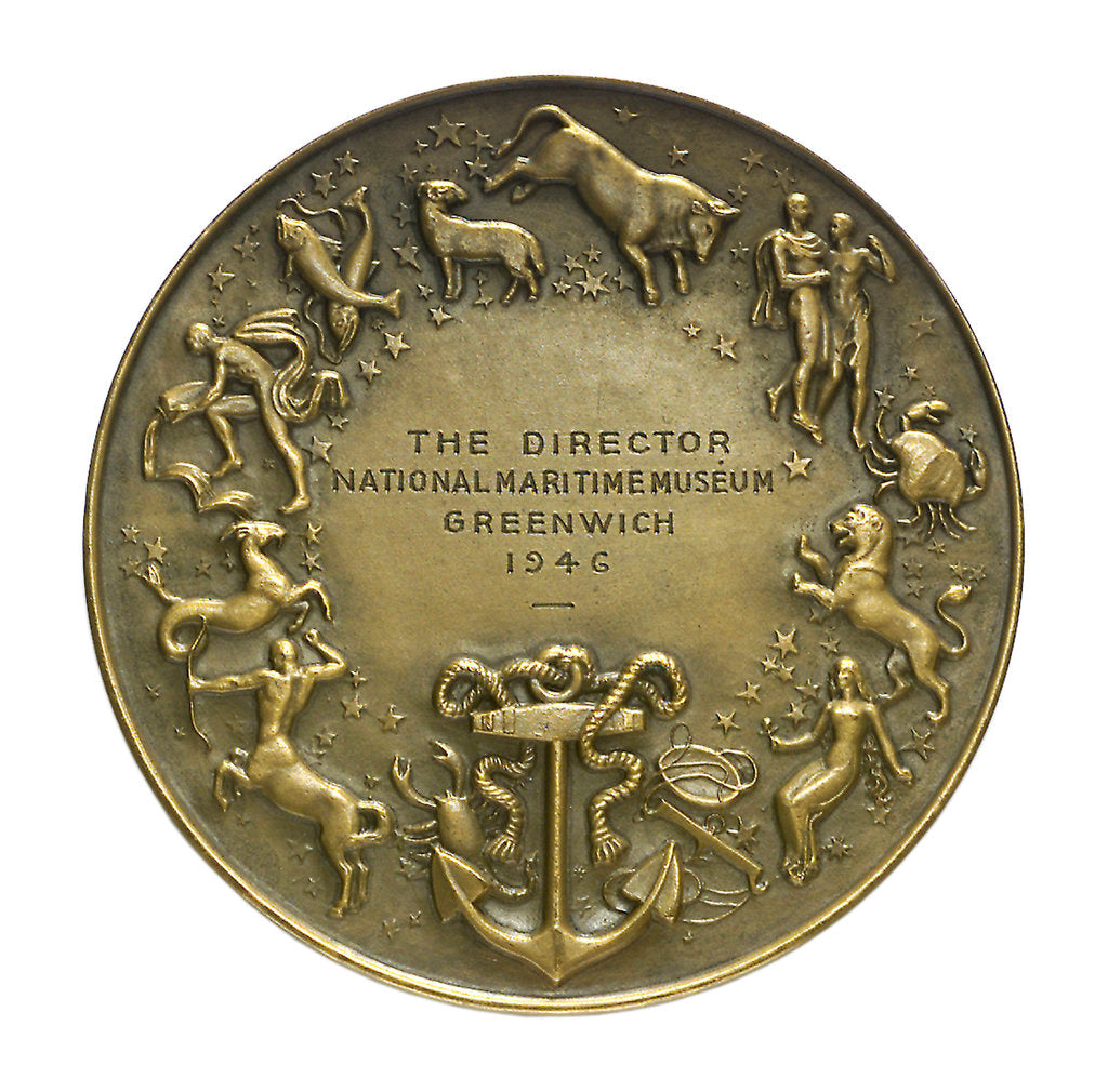 Detail of Medal commemorating the Salon de la Marine; reverse by unknown