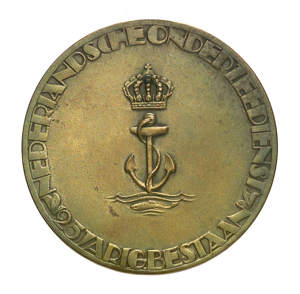Detail of Medal commemorating the 25th anniversary of the Dutch submarine service; obverse by unknown