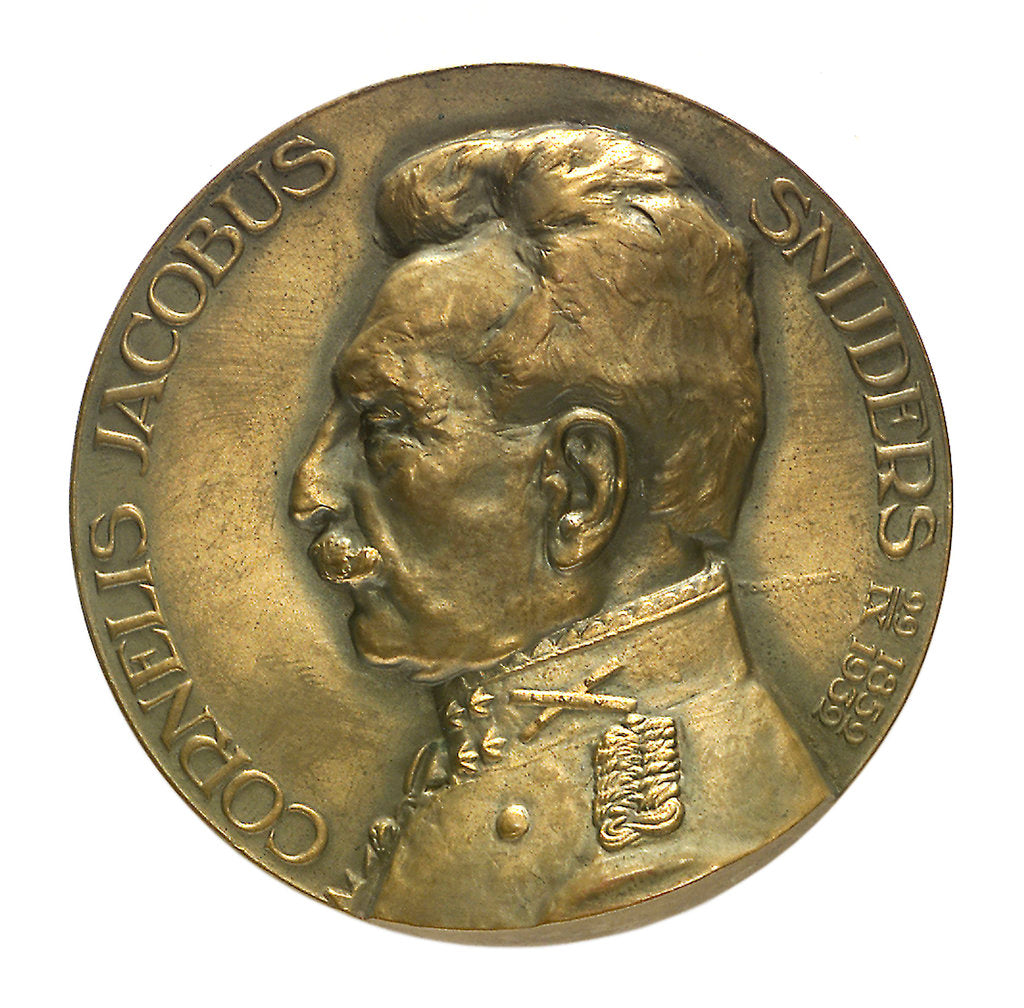 Detail of Medal commemorating Admiral and General C. J. Snijders (1852-1932); obverse by T. Dupuis