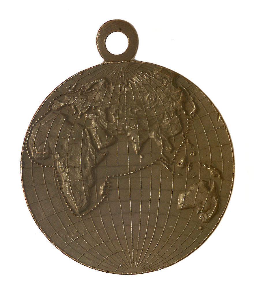 Detail of Medal commemorating the voyage of the Second Squadron to the Far East, 1905; obverse by unknown