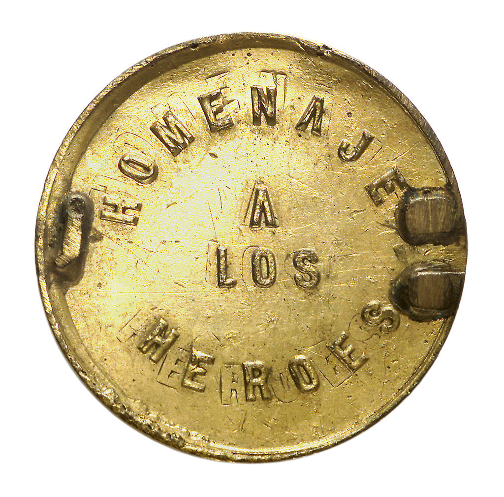 Detail of Medal commemorating the action off Iquique, 1879; reverse by unknown