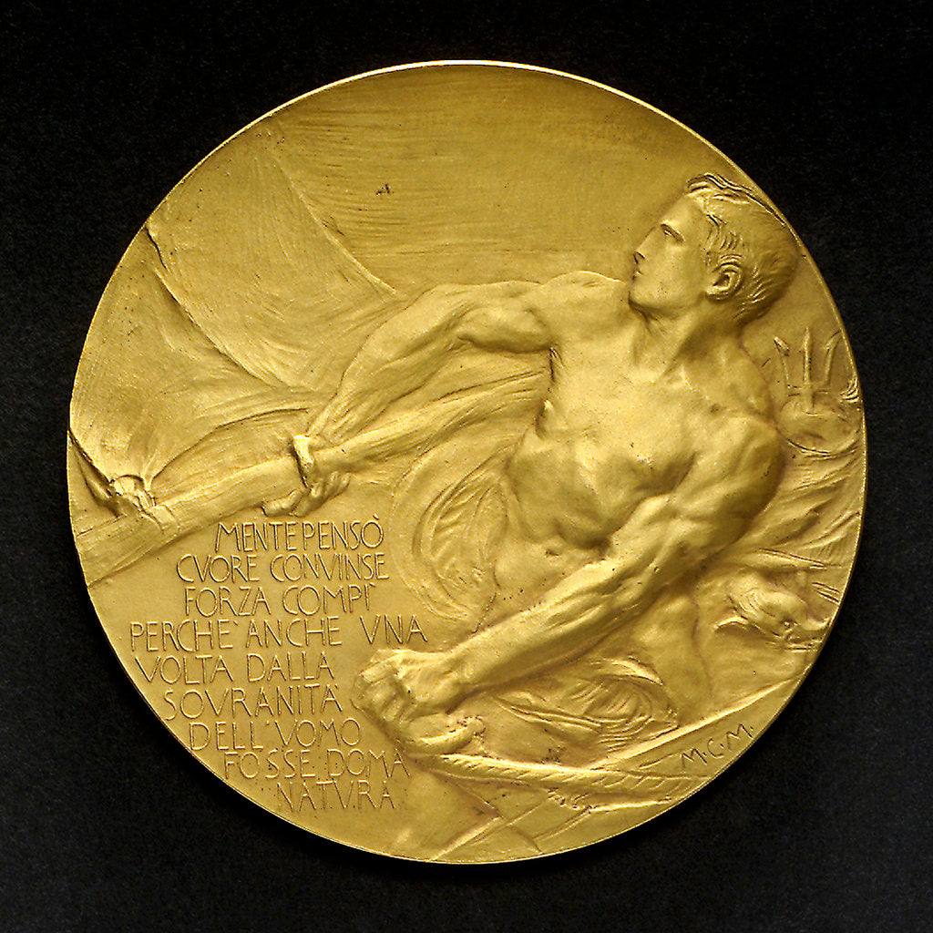 Detail of Medal commemorating Duca d'Abruzzi and his North Pole expedition, 1899; reverse by E. Boninsegna