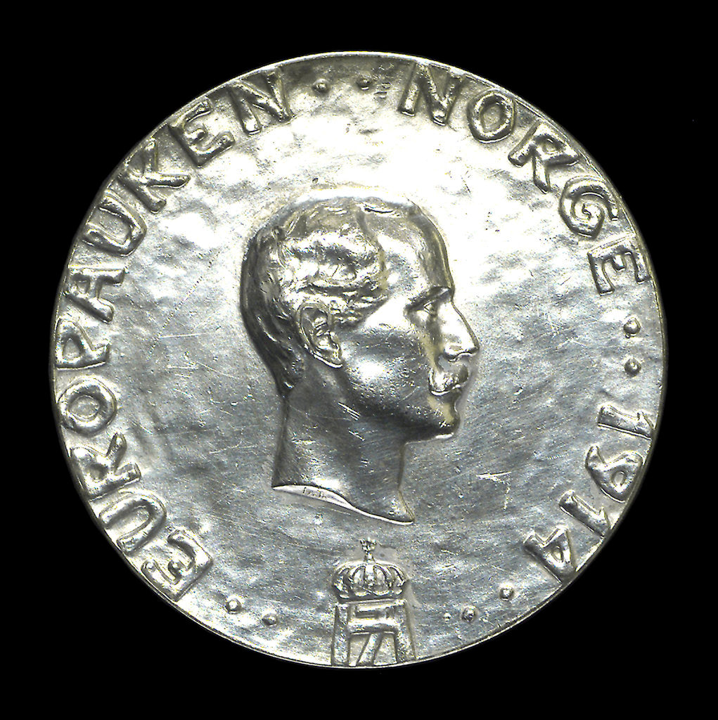 Detail of Medal commemorating the Oseberg ship; obverse by J. Throndson