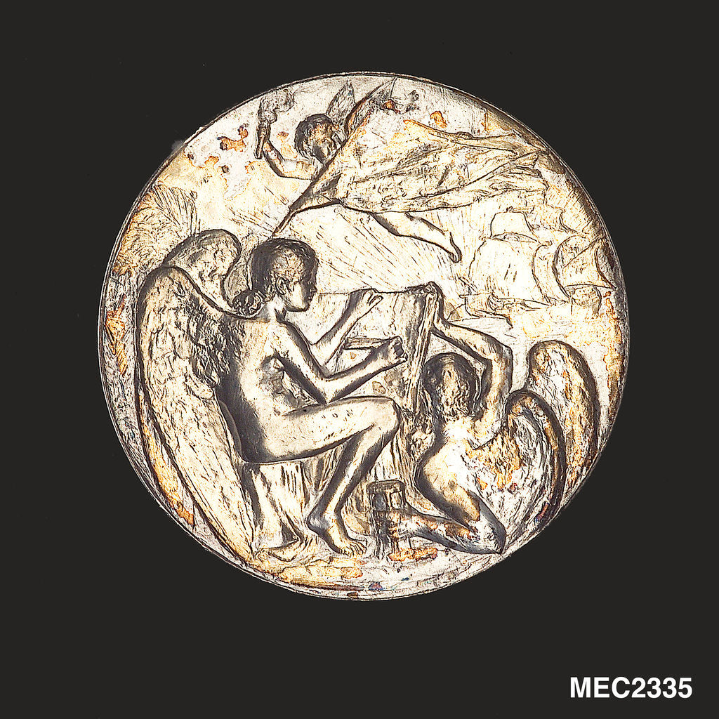 Detail of Medal commemorating the fourth centenary of the discovery of Brazil, 1900; obverse by A.G. Girardet