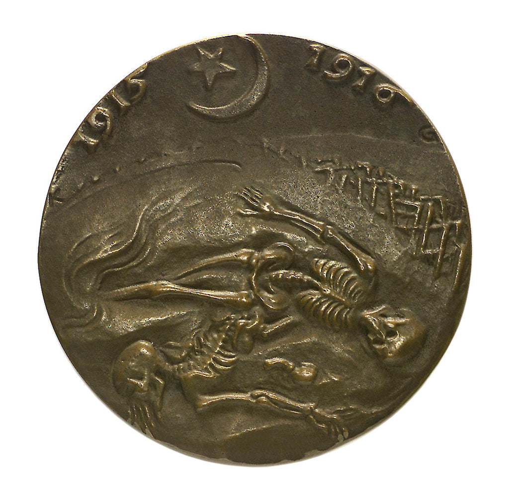 Detail of Medal commemorating the Gallipoli campaign; reverse by Karl Goetz