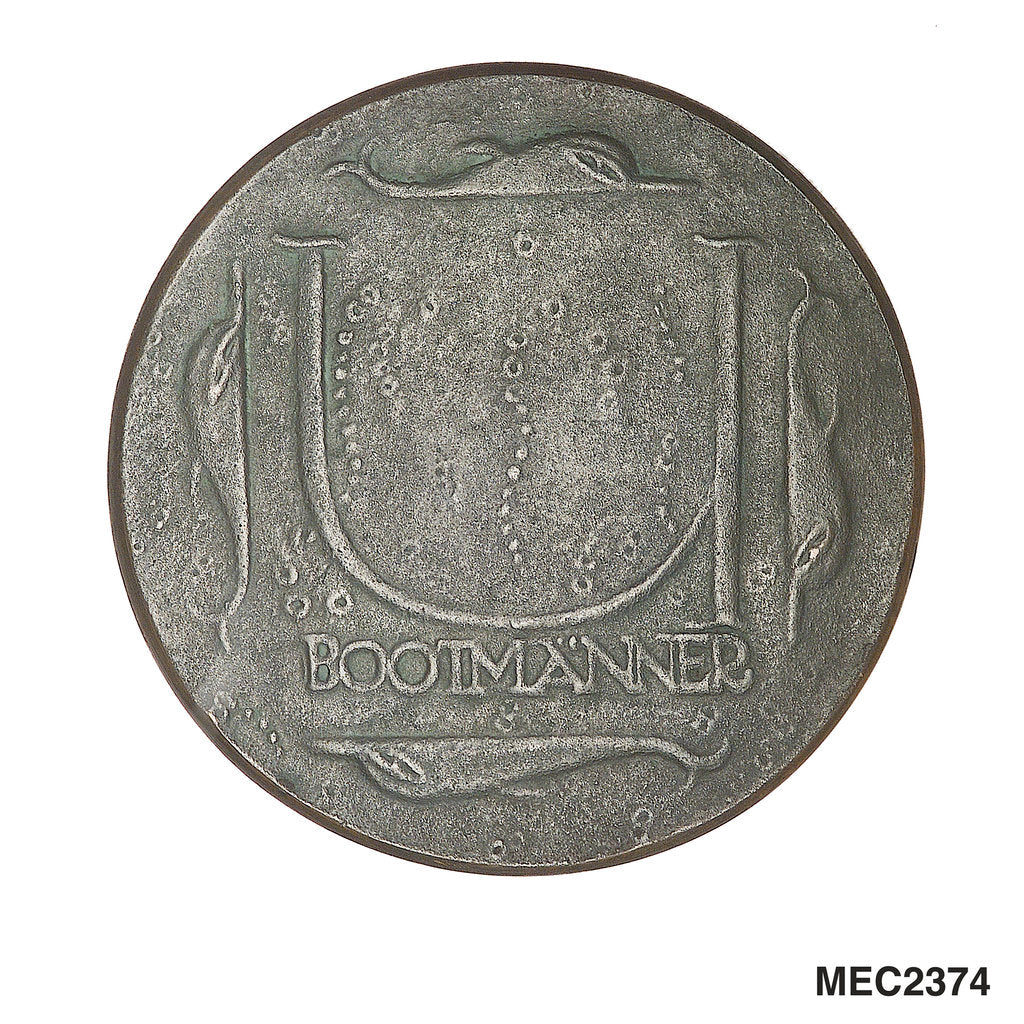 Detail of Medal commemorating U-boatmen by Josef Gangl