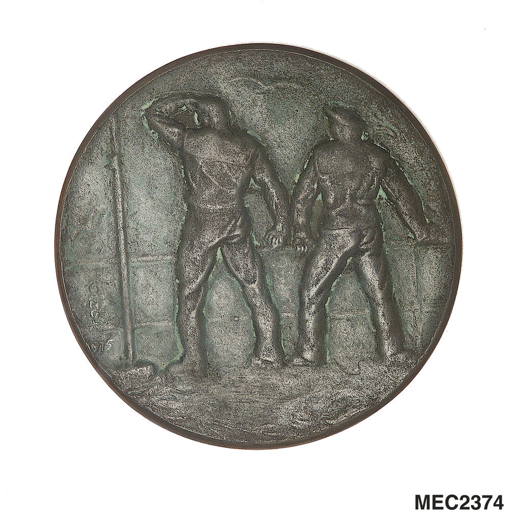 Detail of Medal commemorating U-boatmen by Josef Gangl