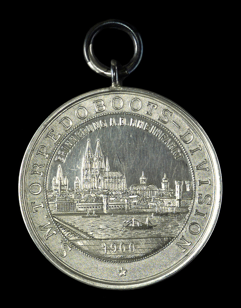 Detail of Medal commemorating the Torpedo-Boat Division; reverse by R. Ball