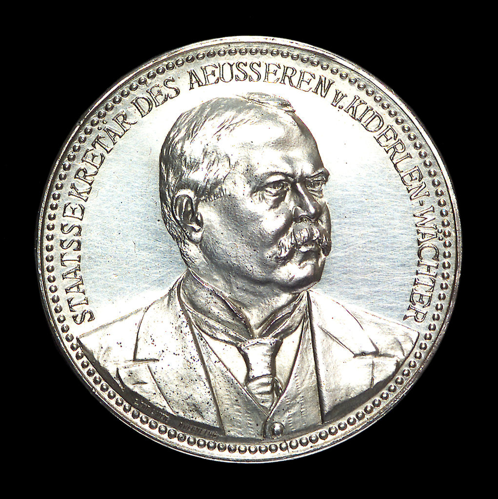 Detail of Medal commemorating Agadir and the gunboat 'Panther', 1911; obverse by L.C. Lauer