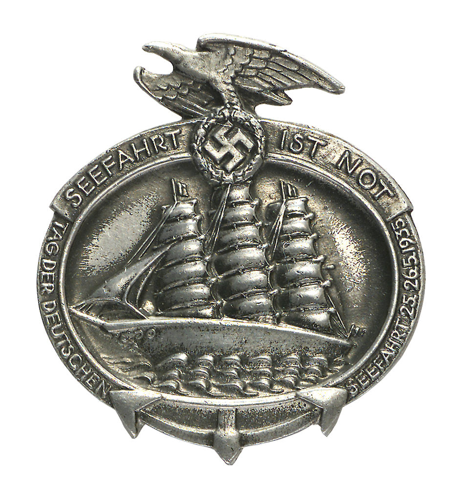 Detail of Merchant Service Badge; obverse by Paul Schulze