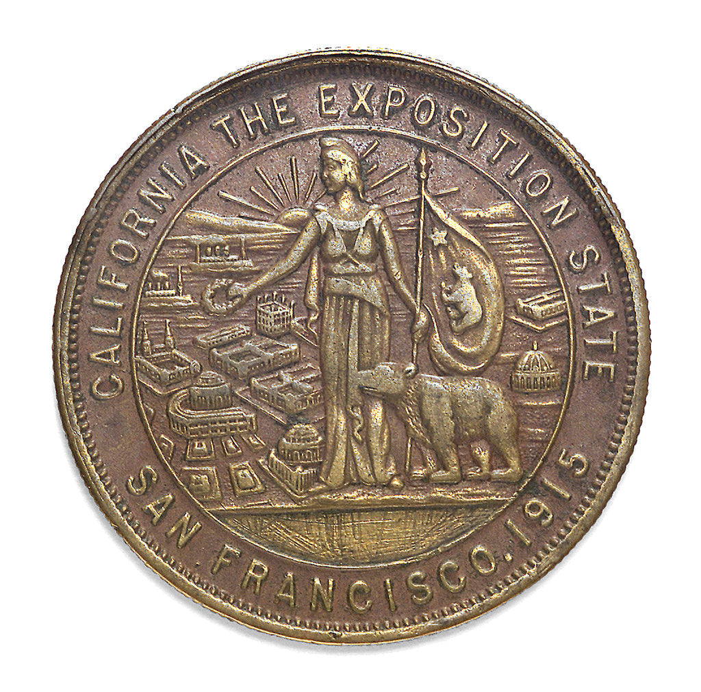 Detail of Medal commemorating the Panama Canal completion exposition San Francisco, 1915; obverse by unknown