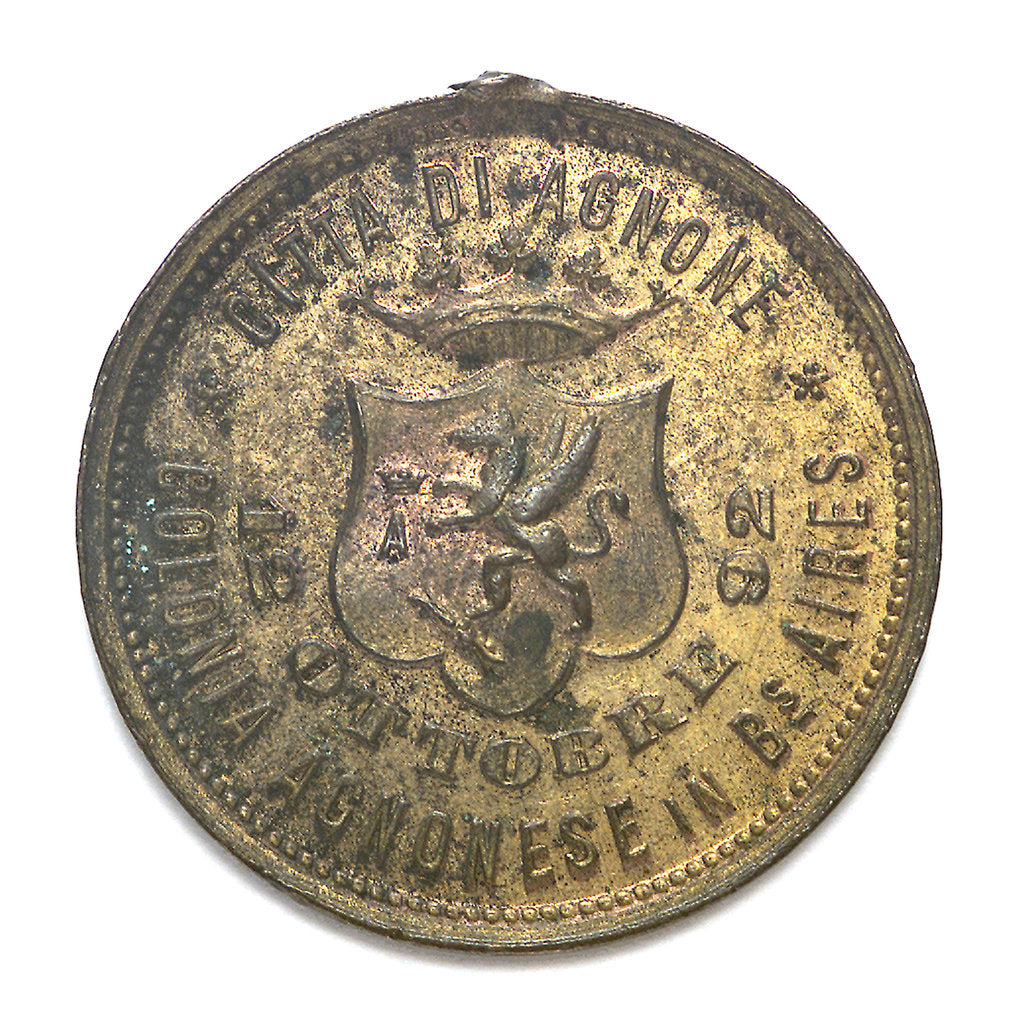 Detail of Medal commemorating Christopher Columbus (1451-1506) and the discovery of America, 1492; reverse by unknown