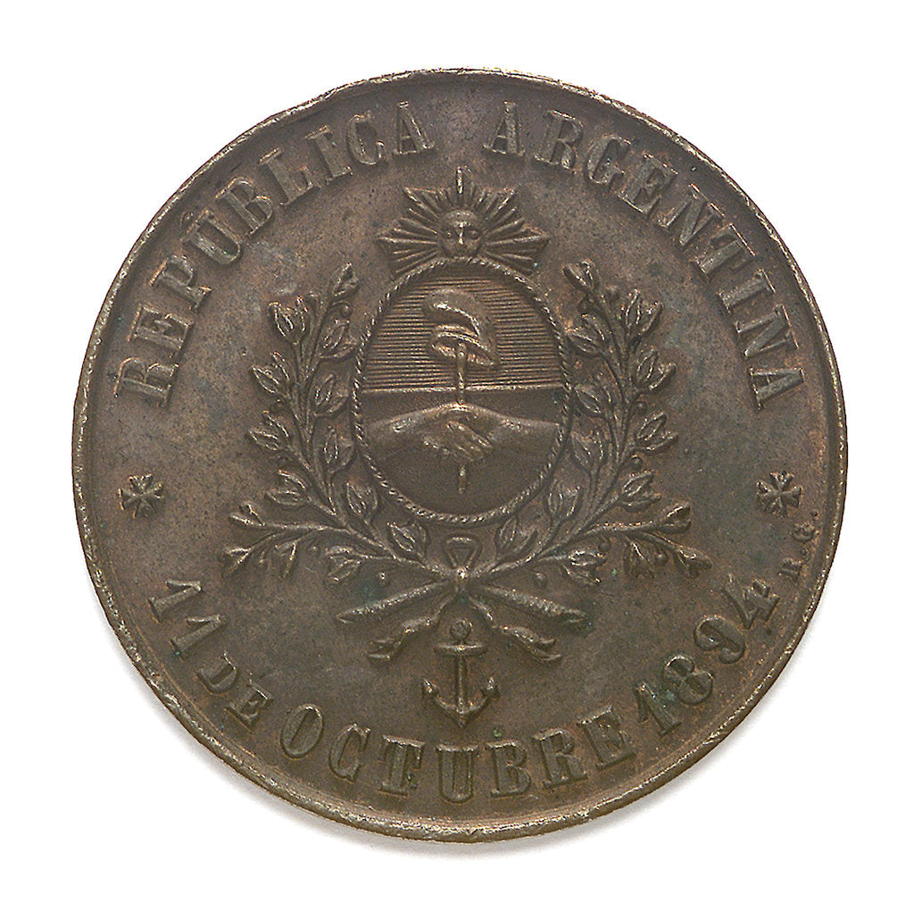 Detail of Medal commemorating the Battalion of Marine Artillery; the blessing of the Flag; obverse by G.R.
