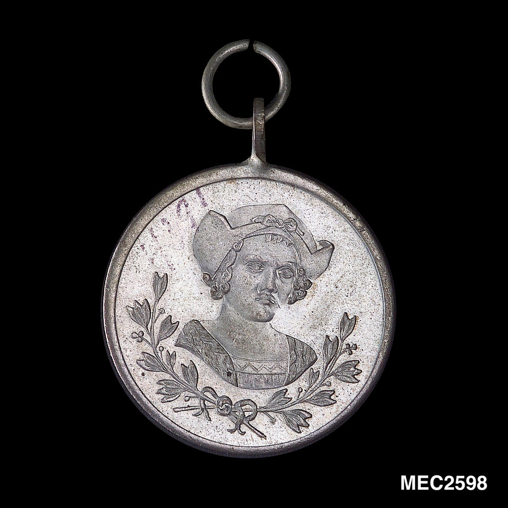 Detail of Token commemorating the 400th anniversary of the discovery of America, 1892 by unknown