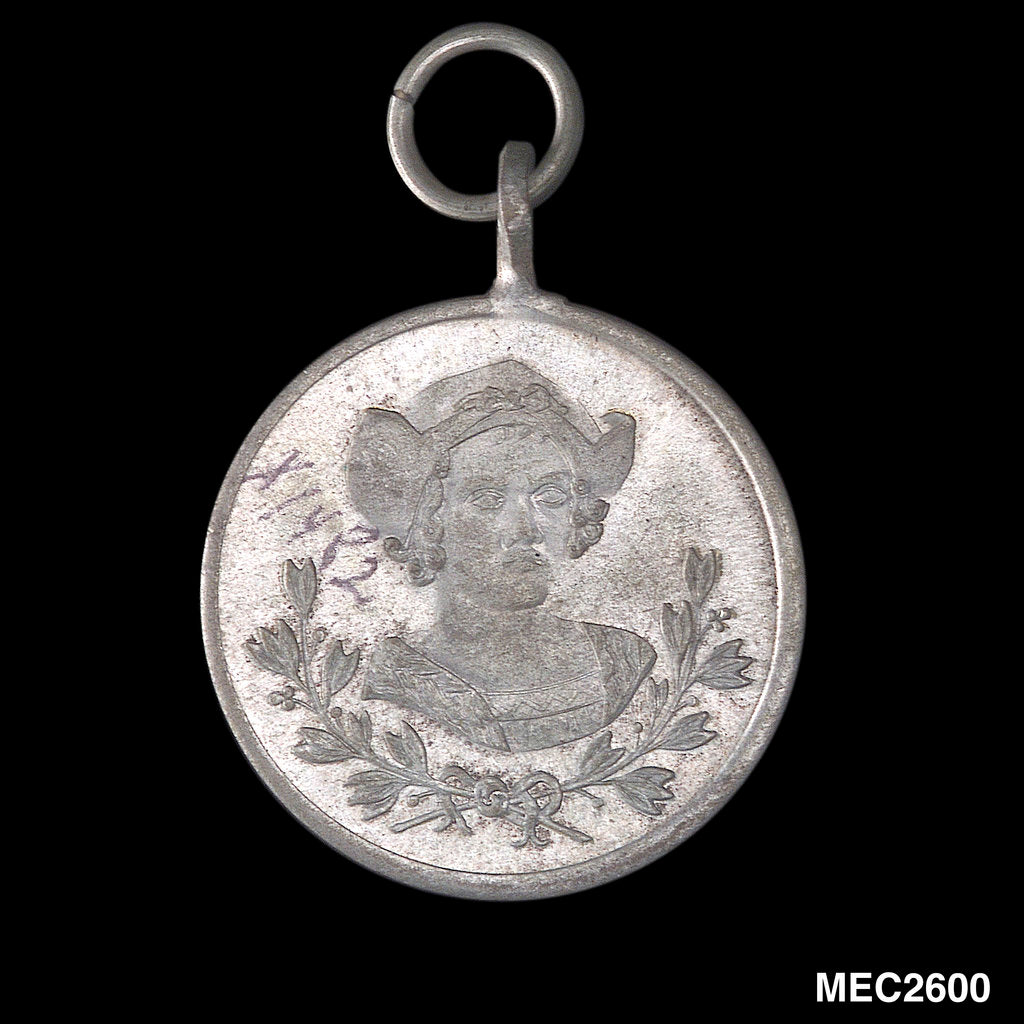 Detail of Medal commemorating the 400th anniversary of the discovery of America, 1892 by unknown